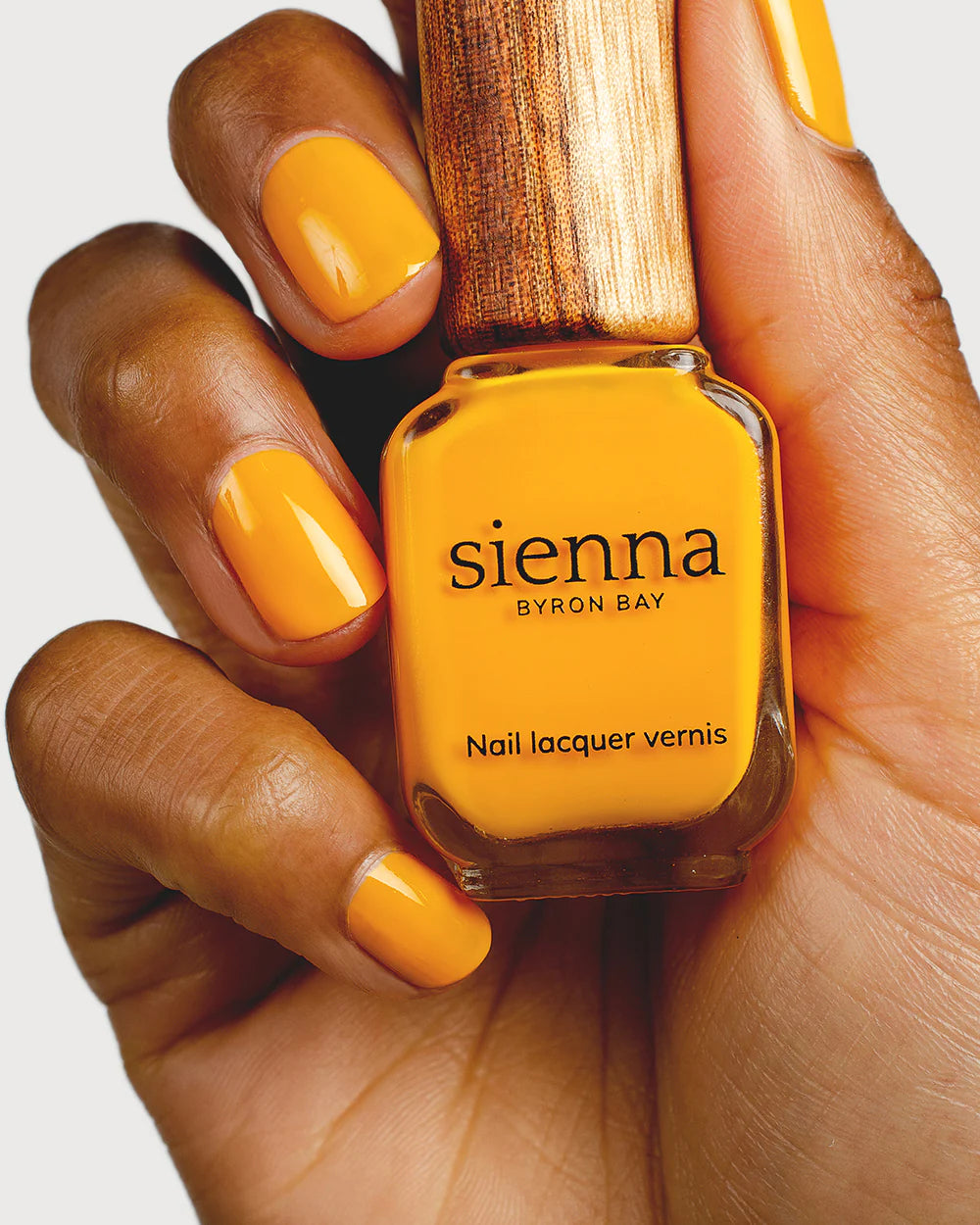 "Sunflower" Bold Yellow Crème Nail Polish - 10ml