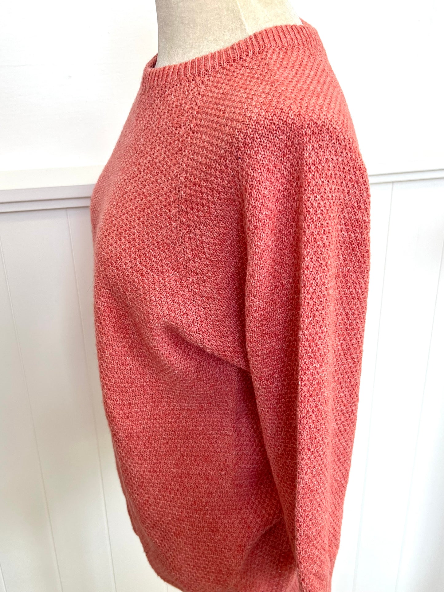 "Penny" Textured Jumper - Coral