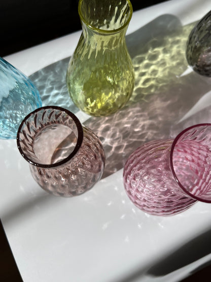 Special Edition Handblown Glass Vase - Olive