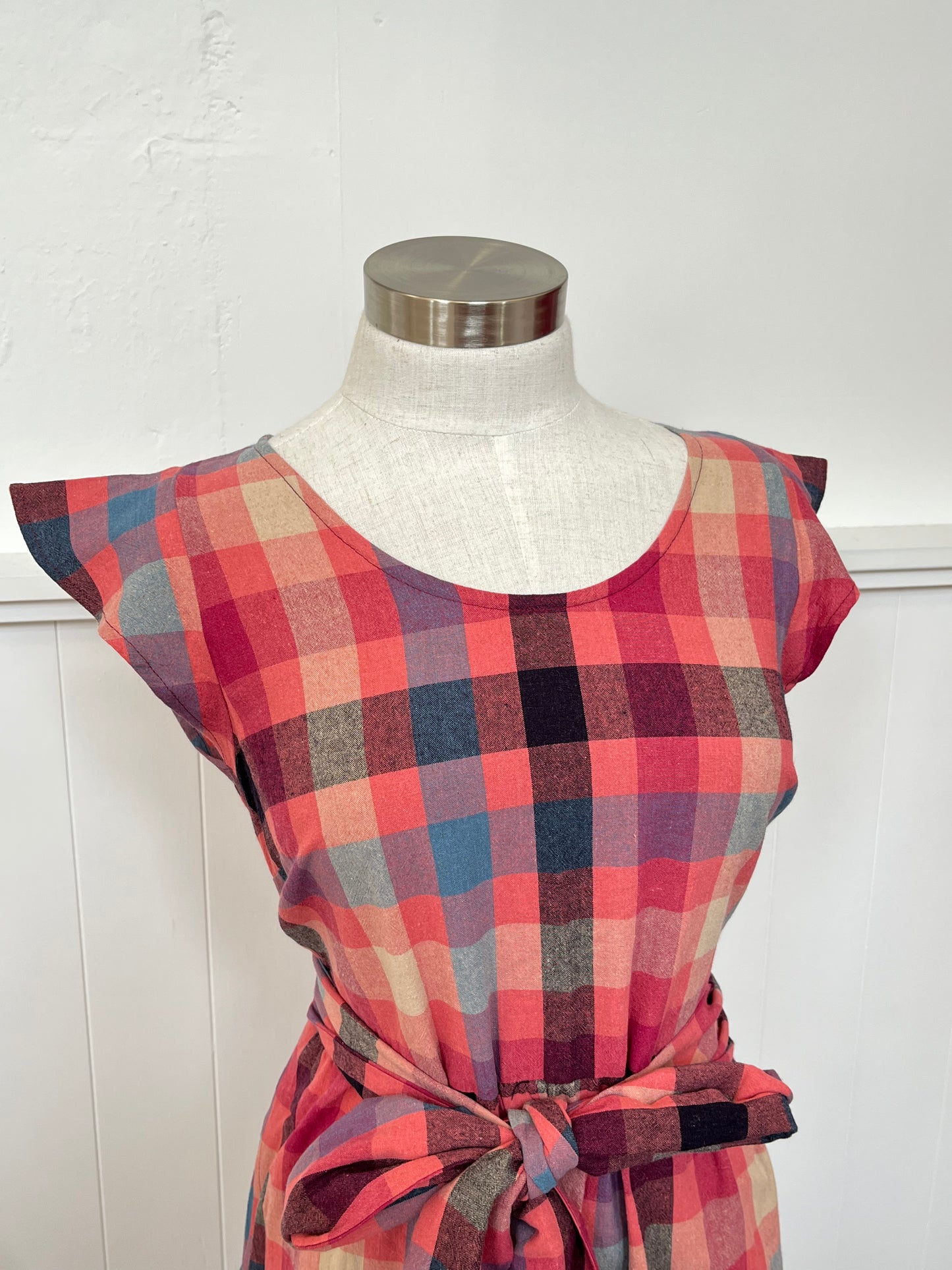 "Mollie" Dress - Pink Check