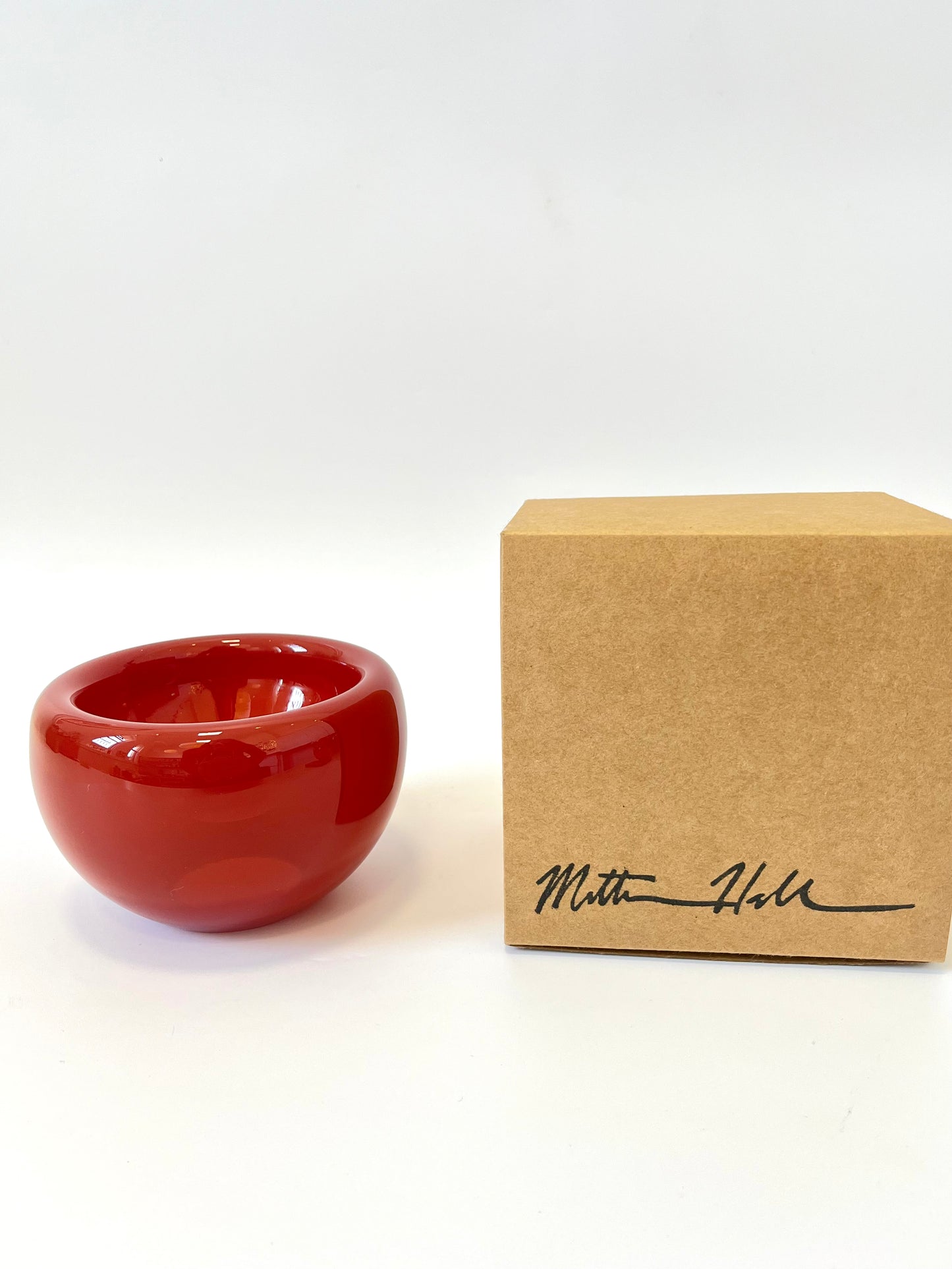 Handblown Glass Mini "Fulvio" Bowl - Russet