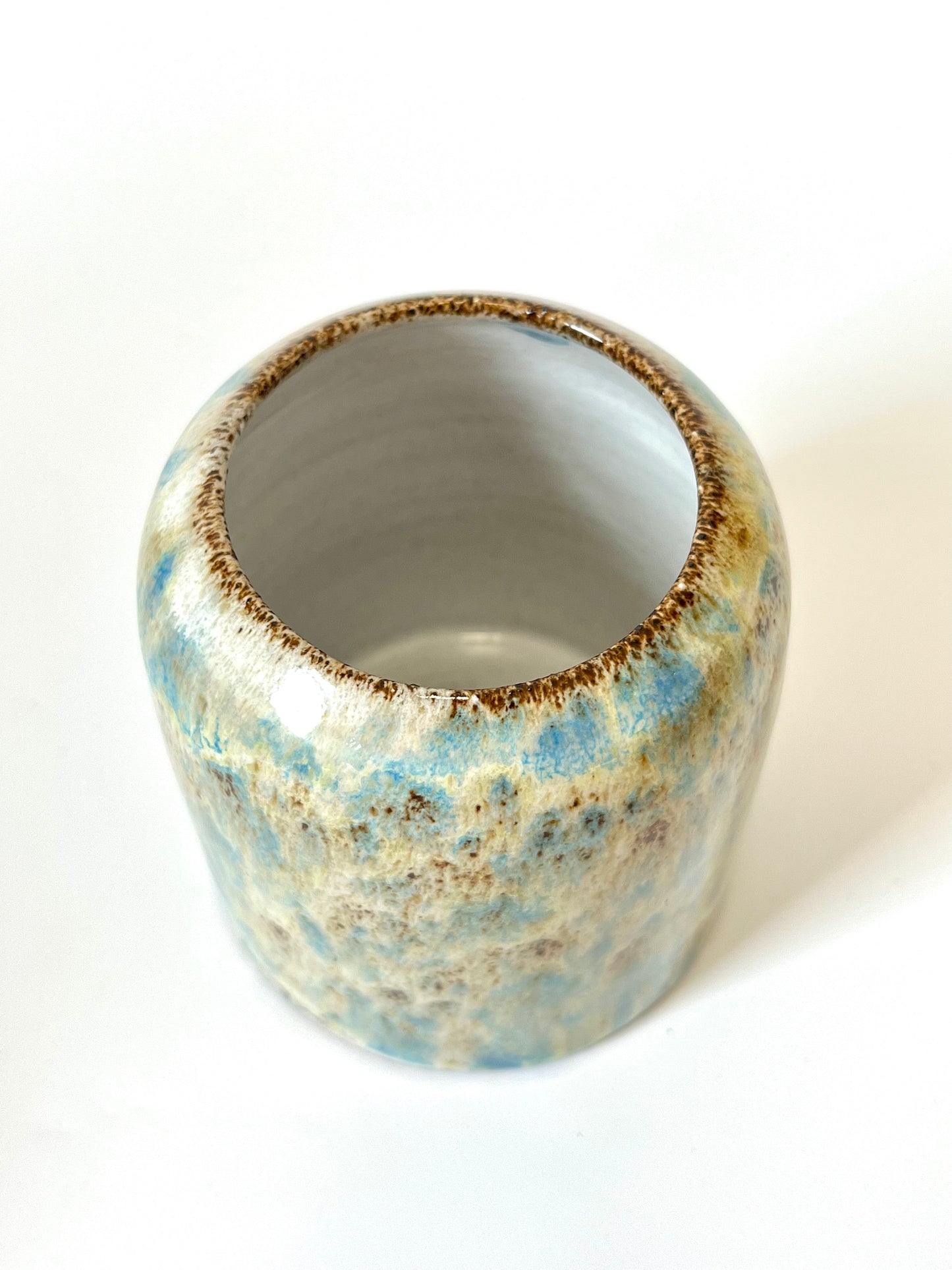 Handmade Ceramic Vase - Earthy Blue
