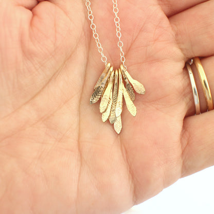 Flutter Necklace - Gold