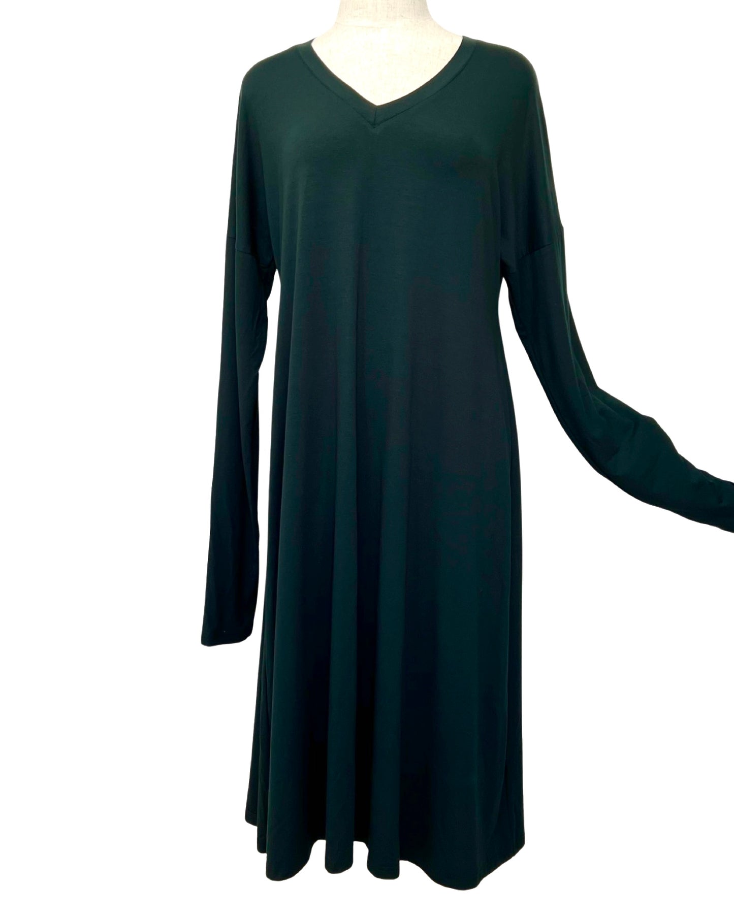 Victoria Dress - Deep Green - Size 14
