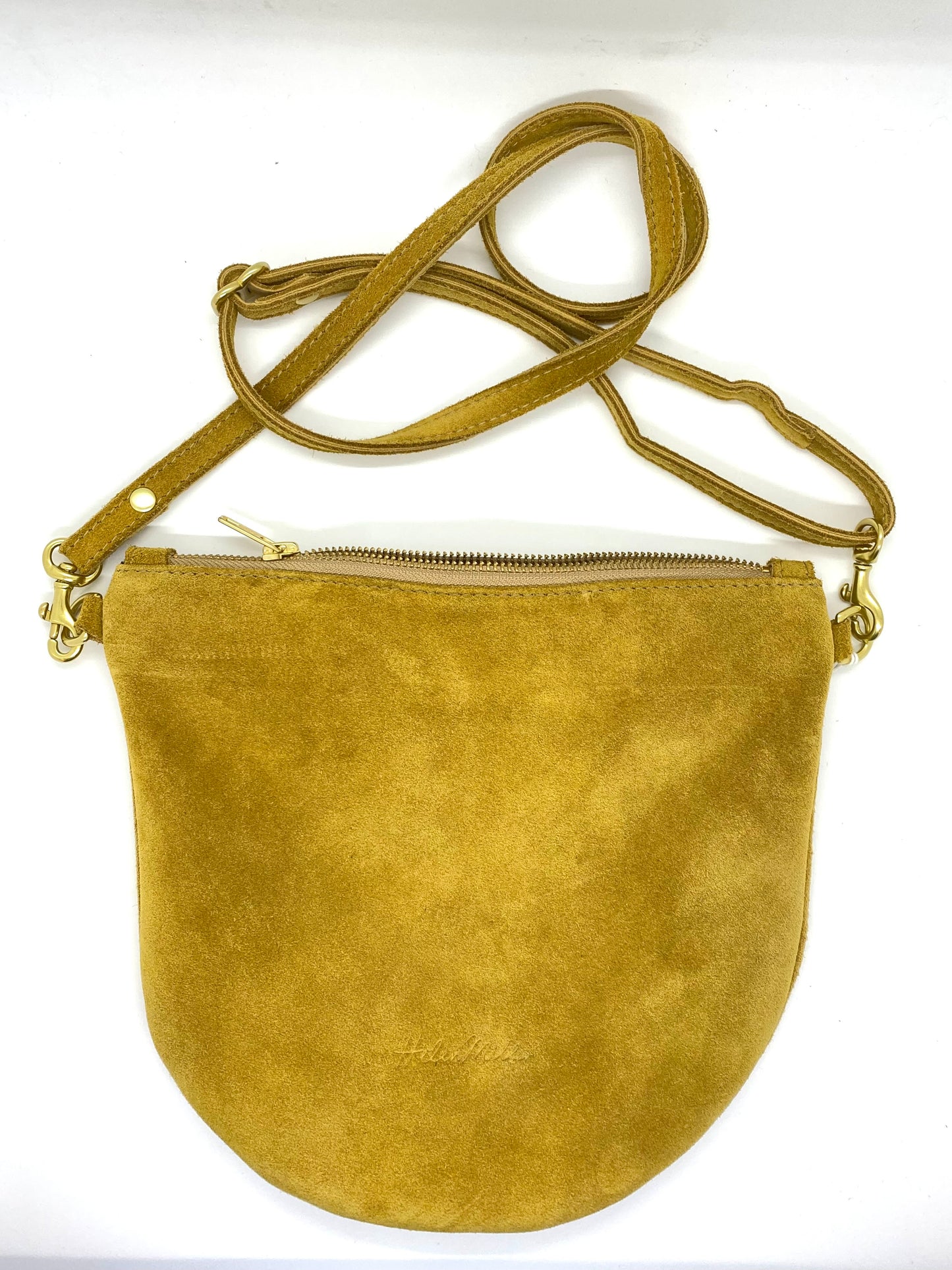 Party Pouch - Mustard Suede