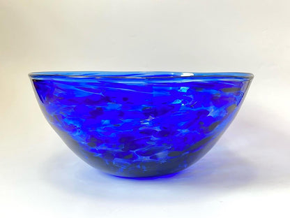 Fruit Bowl - Cosmic Blue #1 - by Grinter Glass
