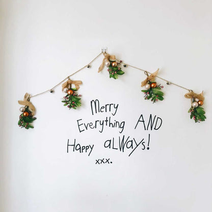 Christmas Wall Wishes ("Merry Everything and Happy Always")"