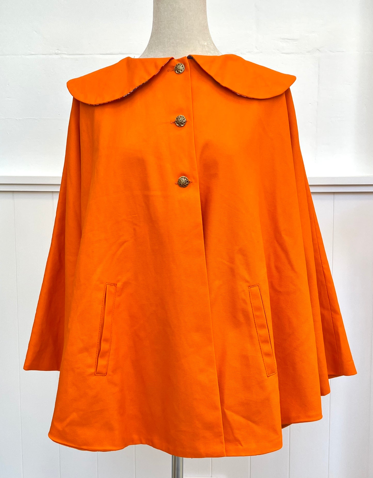 Luiza Coat - Orange Cotton - Medium