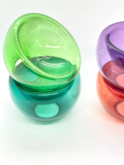 Handblown Glass Mini "Fulvio" Bowl - Spring Green