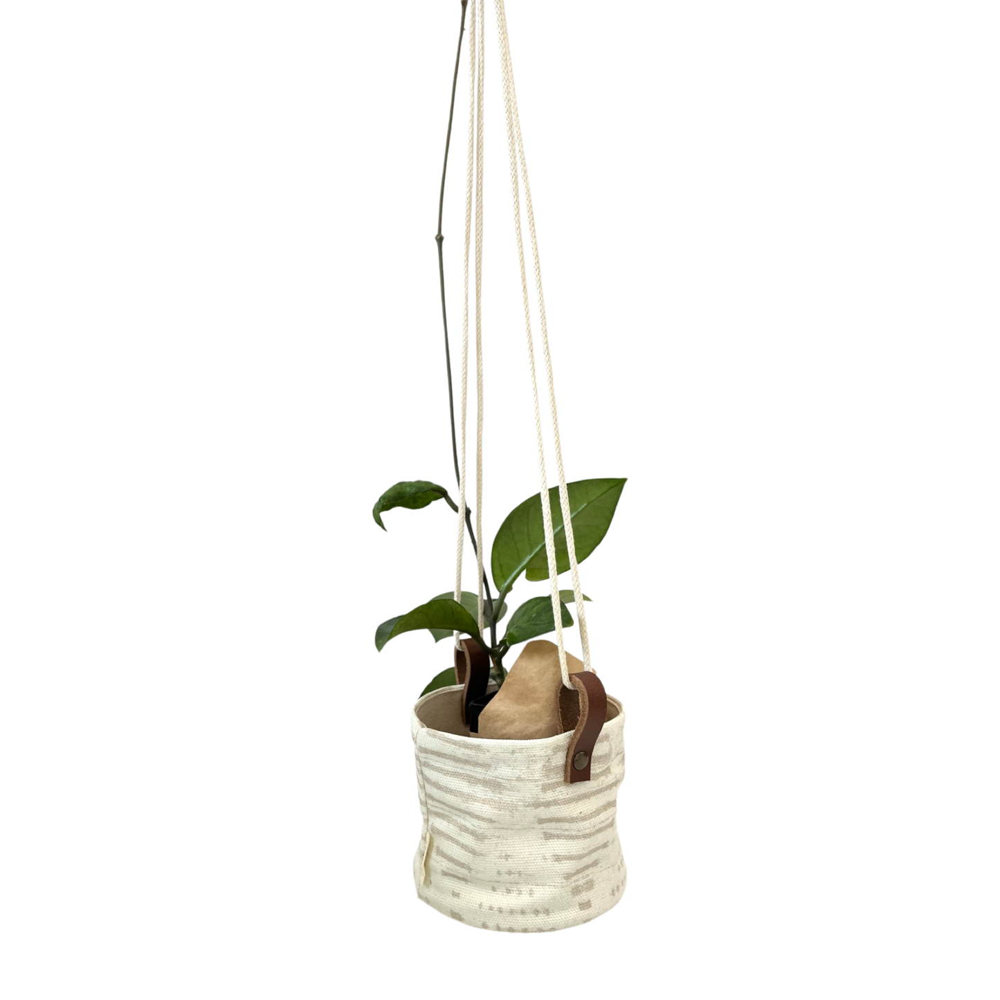 Hanging Planter - Kufi Parchment