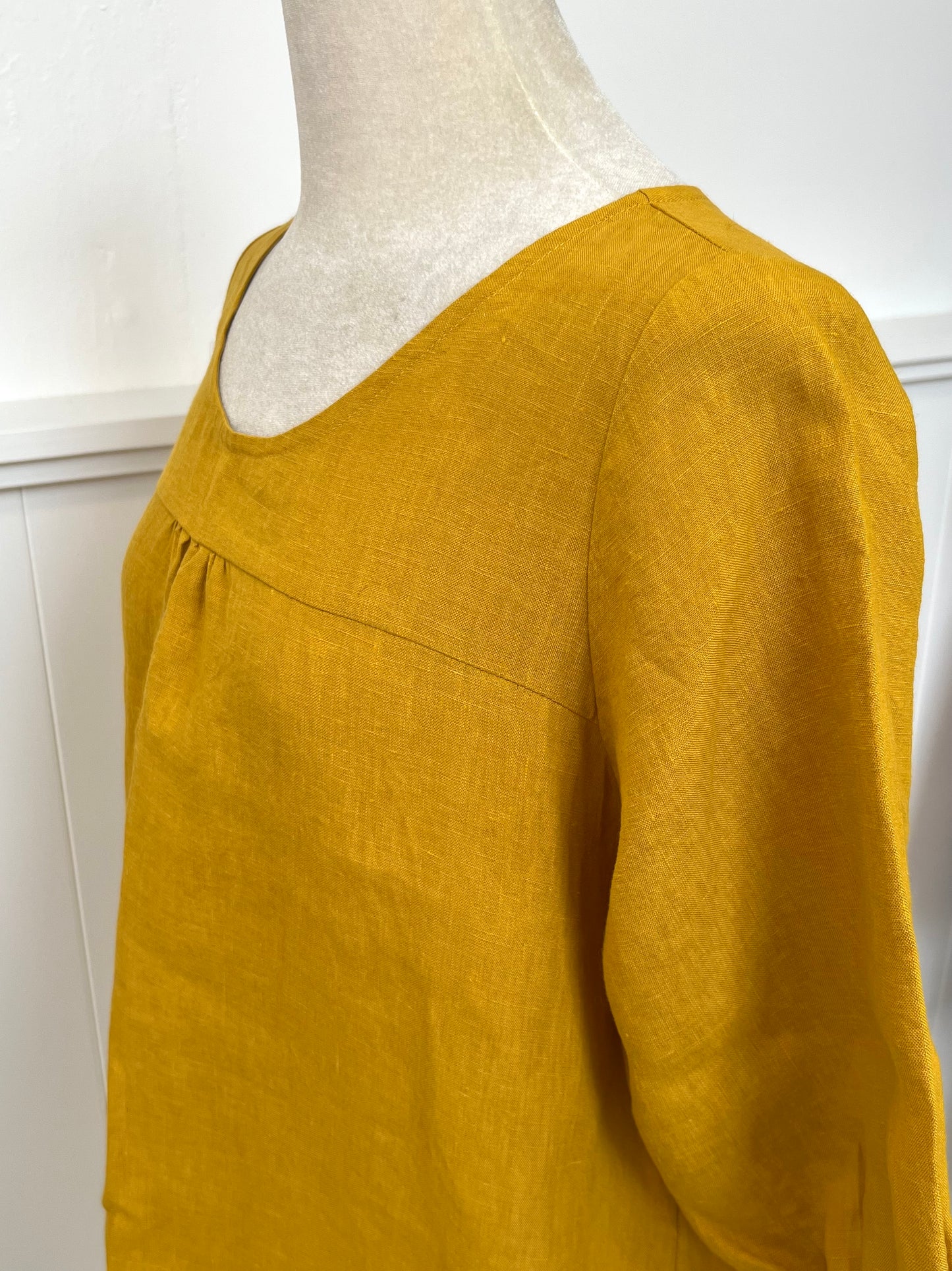 "Phoebe" Dress - Marigold Linen
