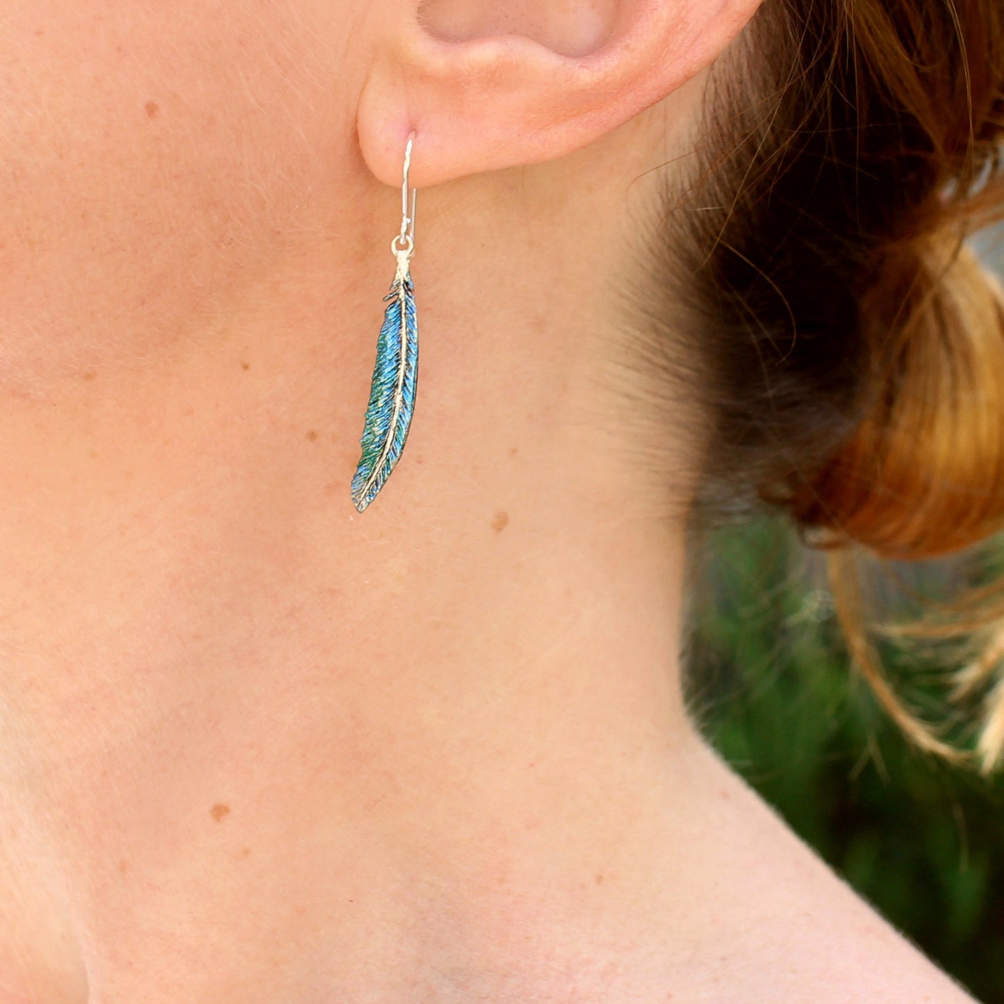 Tui Feather Earrings