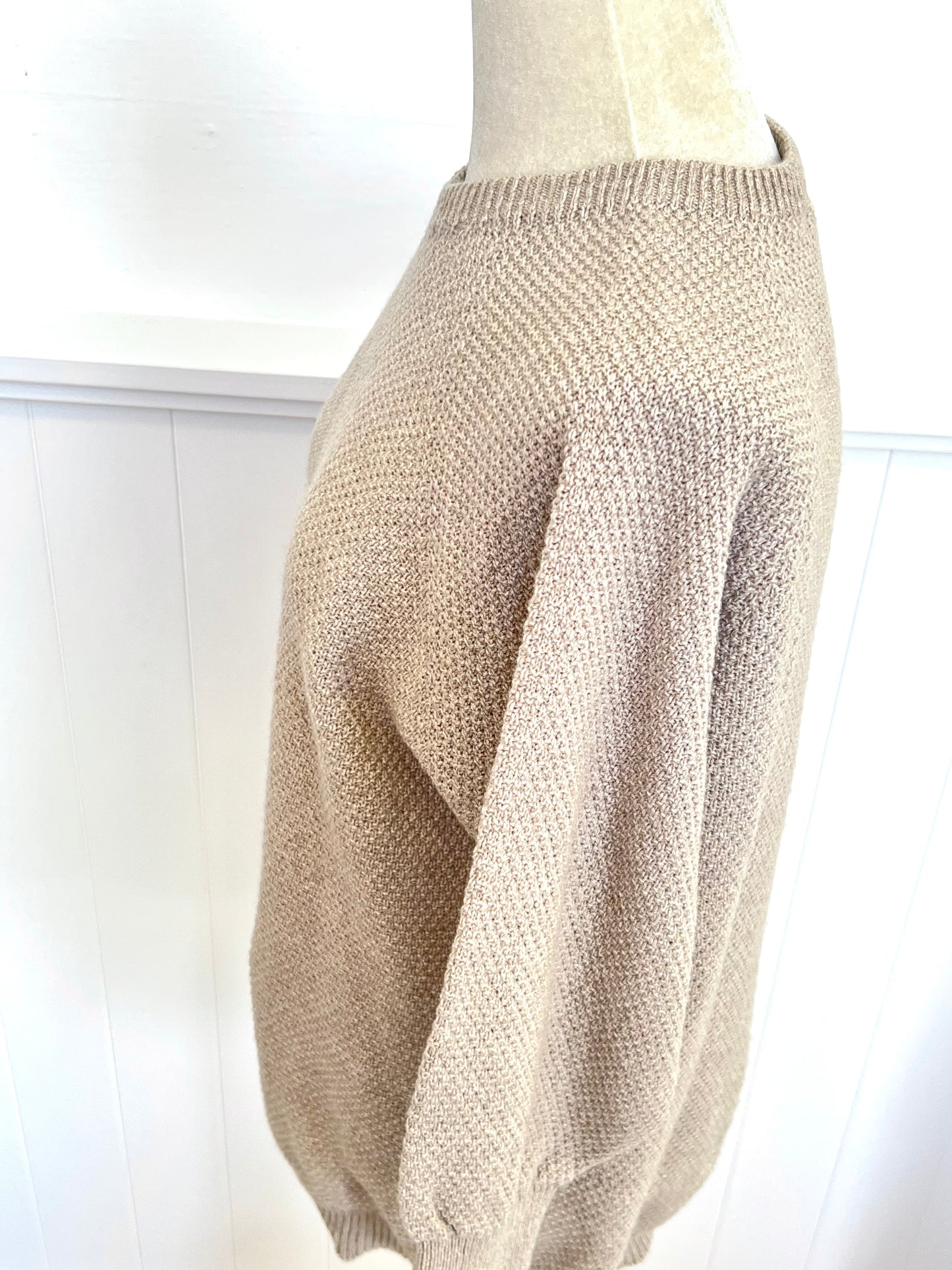"Penny" Textured Jumper - Sand