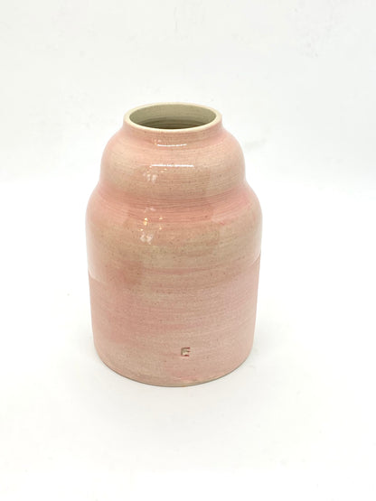 Colour Block Ceramic Vase - Pink