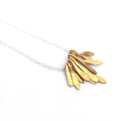 Flutter Necklace - Gold