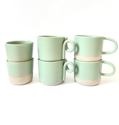 Handmade Ceramic Tumbler - Green