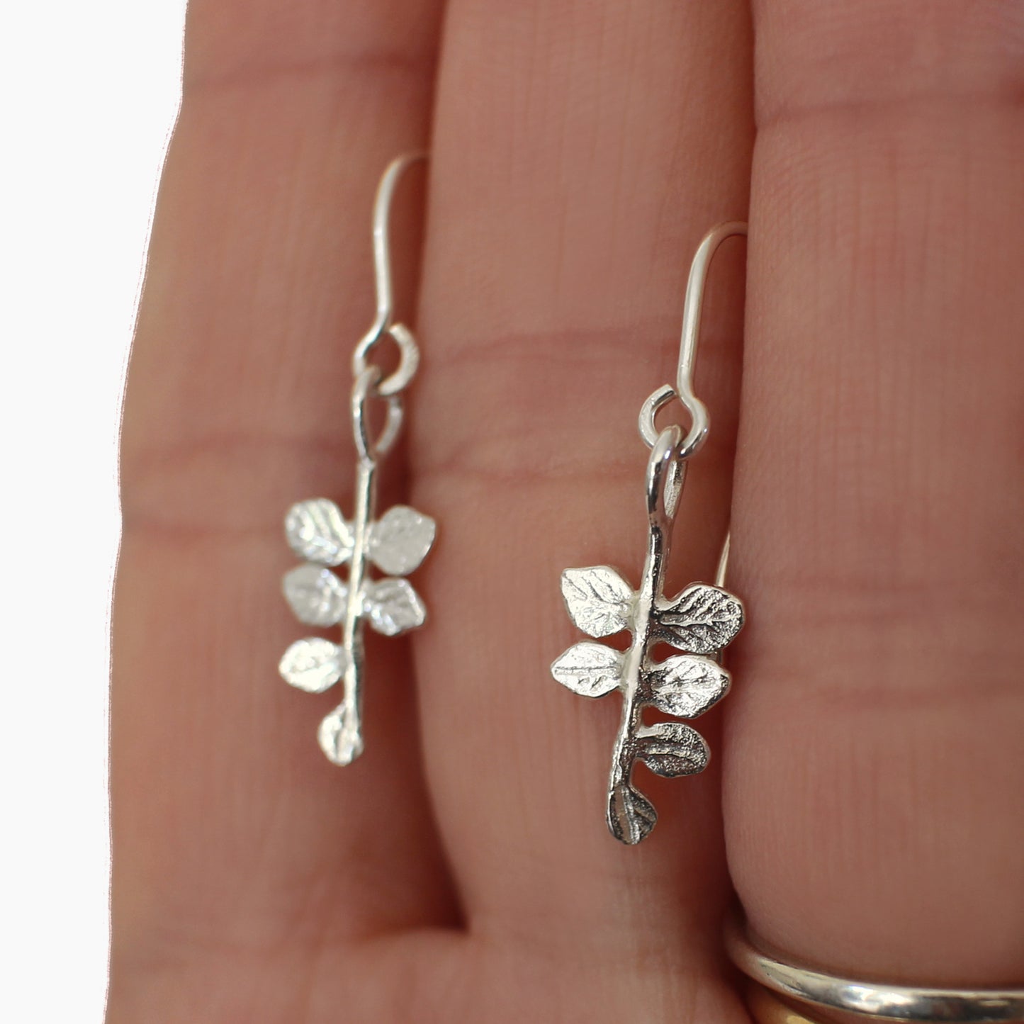 Kowhai Leaf Earrings