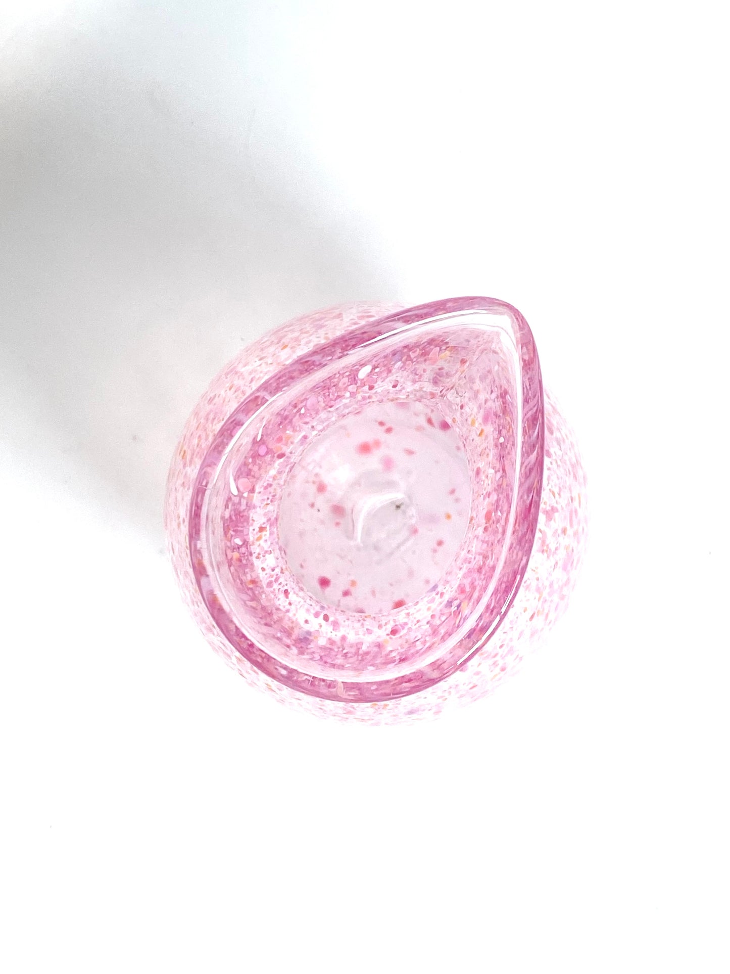 Handblown Glass Carafe - Pink