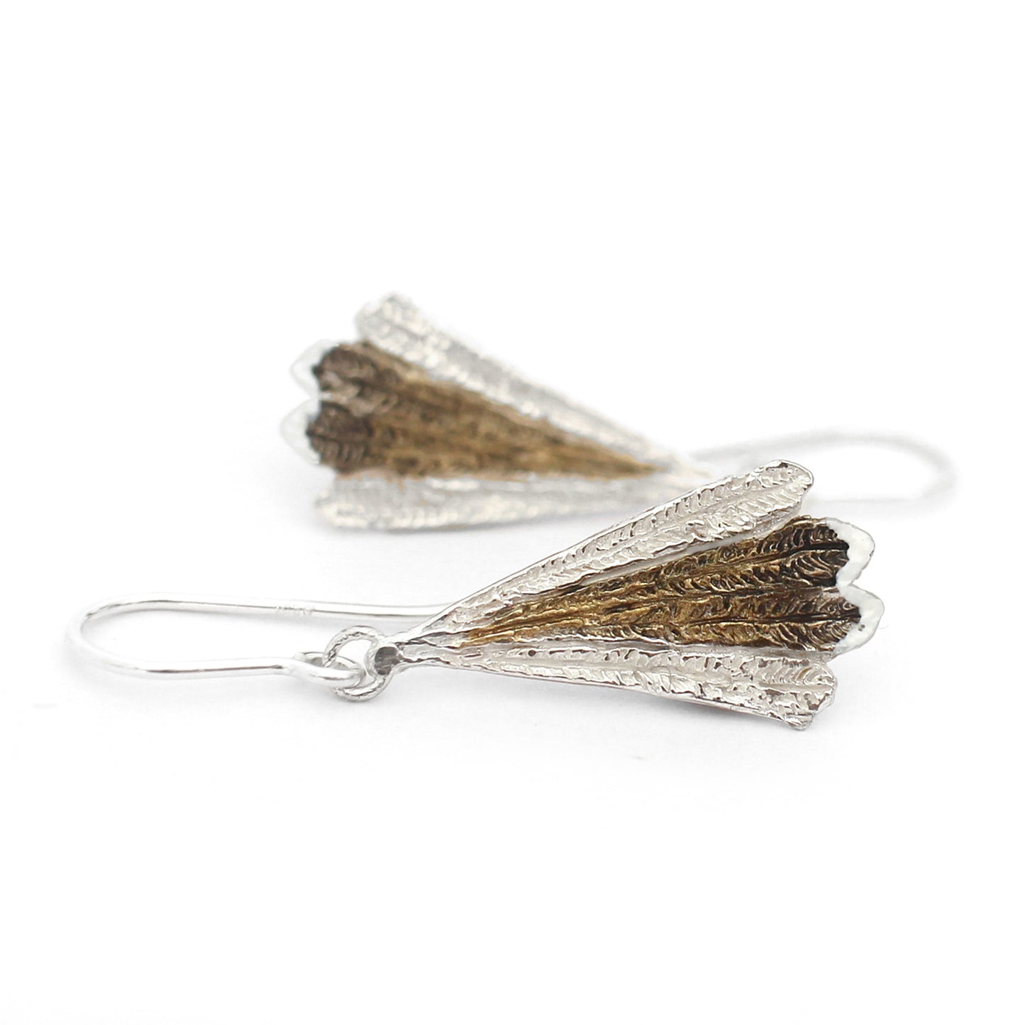Piwakawaka Feather Earrings
