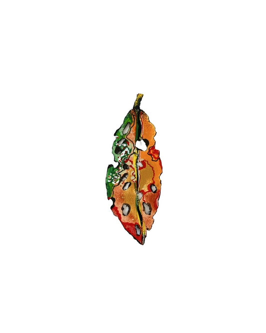 Tiny Pohutukawa Leaf (21466)